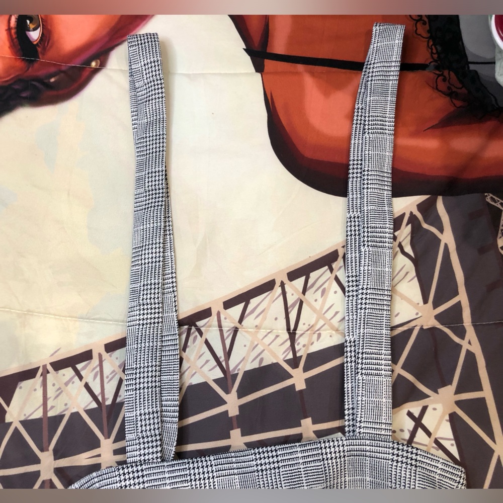 Checker skirts with strings - Picture 3 of 3